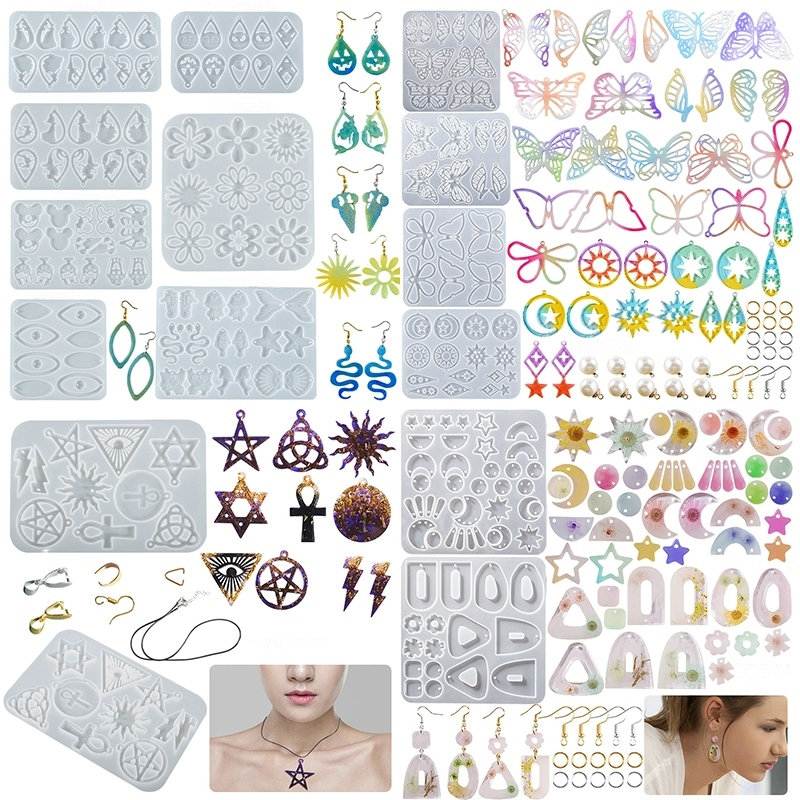 Resin Jewelry Kit - En silicone, vieux, en époxy, pour