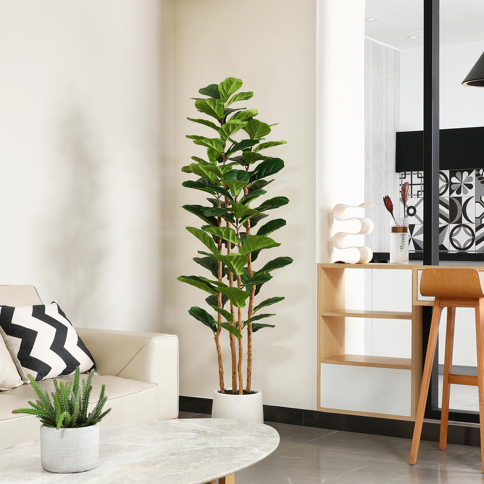 Terrarium Moss Art - Arbre artificiel de figuier à feuilles