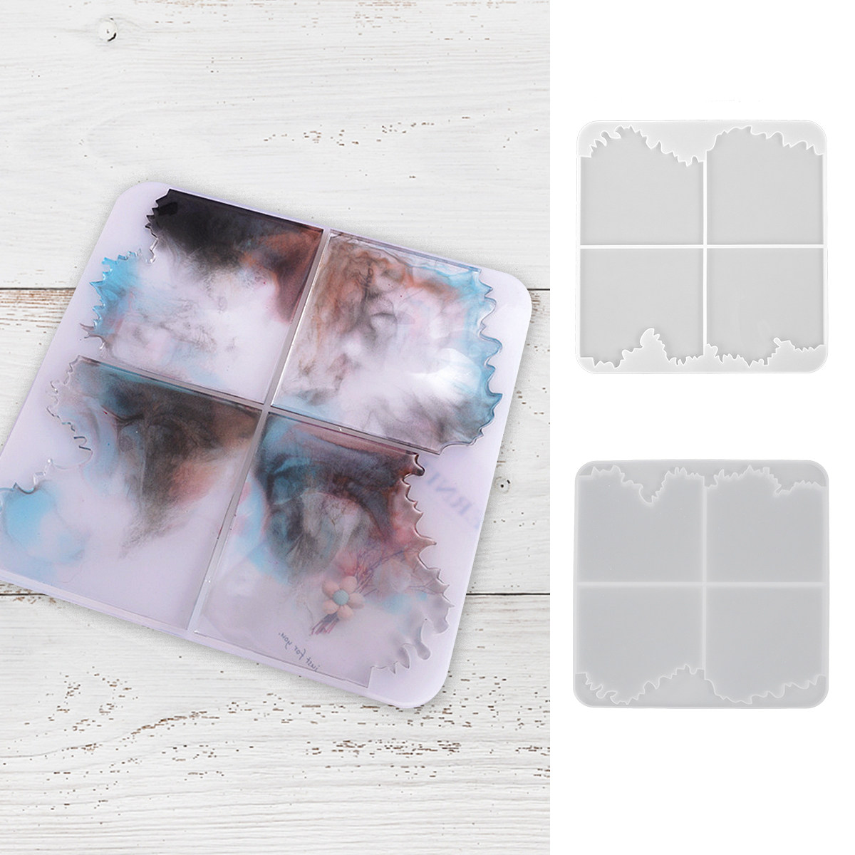 1 pièce, moule en silicone mul - Resin Ocean Wave Mold avis et prix