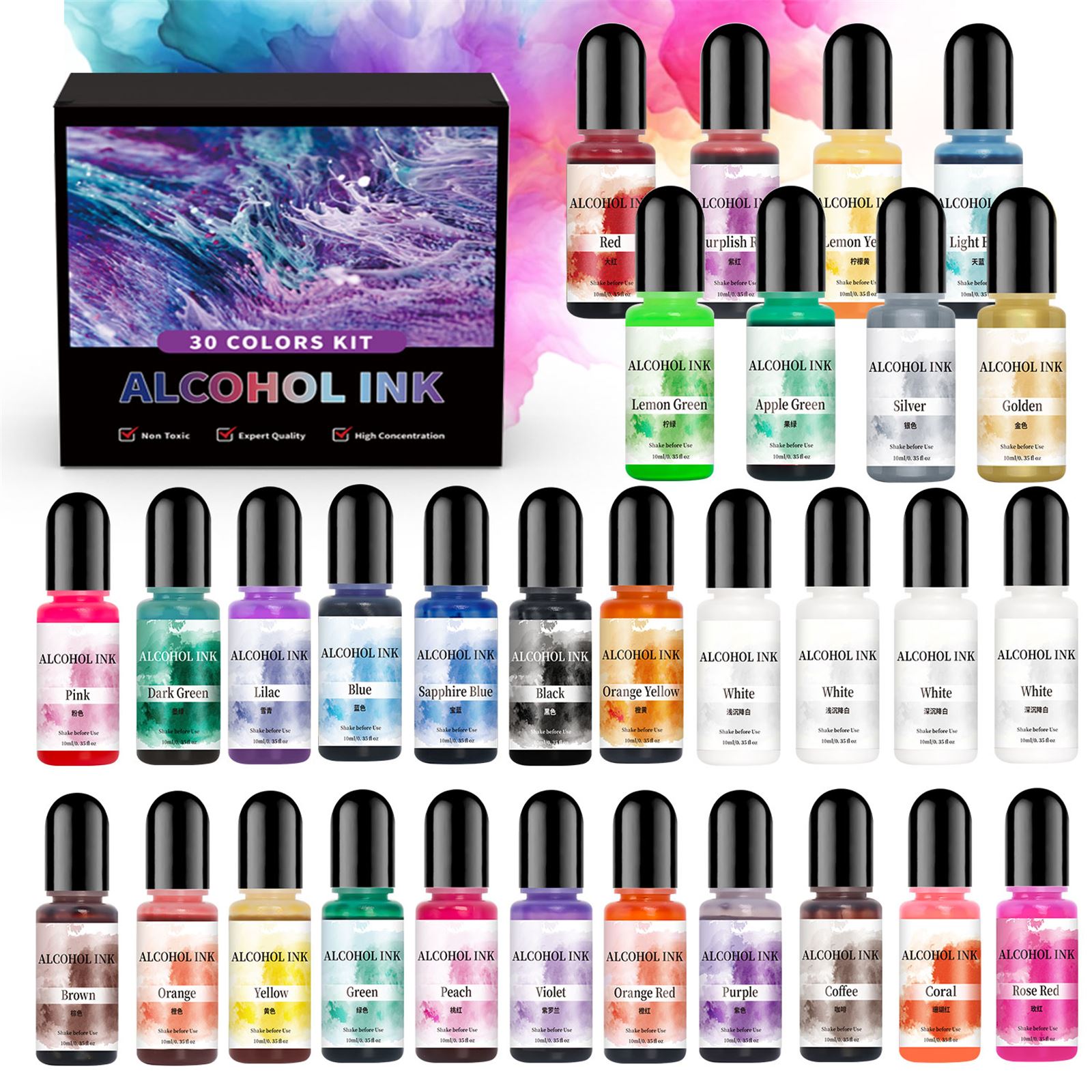 10Ml Essence résine alcool liq - Resin Dye Alcohol avis et prix
