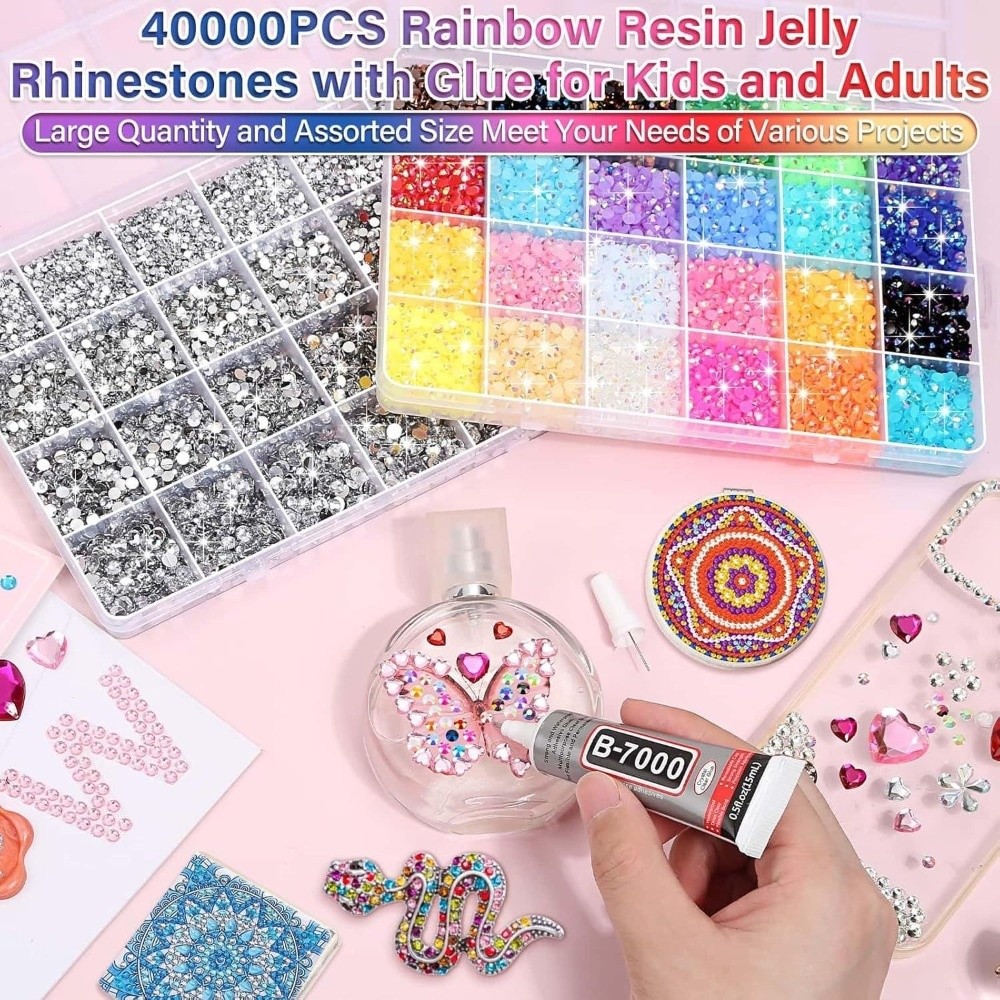Kit de strass en résine multic - Resin Jewelry Kit avis et prix