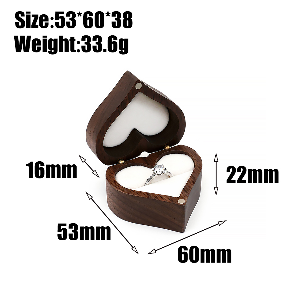 Boîte à bague pour cérémonie d - Wood Ring Blank avis et prix