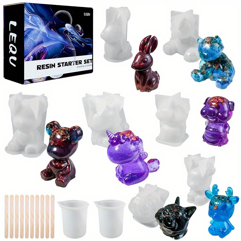 Ensemble de 19 moules en résin - Resin Jewelry Kit avis et prix