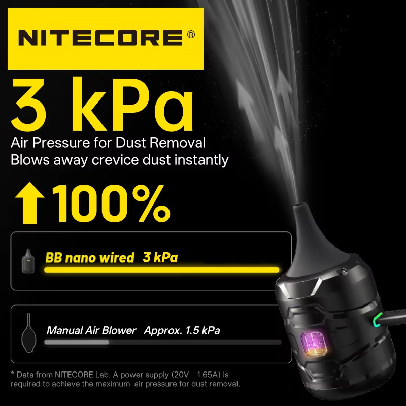 NITECORE BB nano Souffleur Éle - Vacuum Chamber Small avis et prix