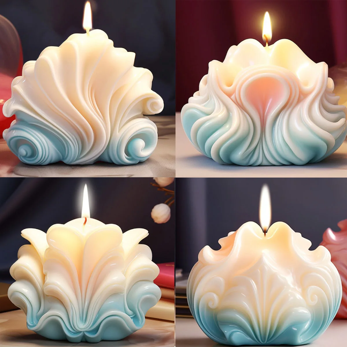 Grand moule en silicone Coquil - Resin Ocean Wave Mold avis et prix