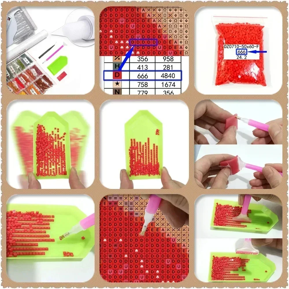 Kit de peinture diamant 5D DIY - Resin Craft Material avis et prix